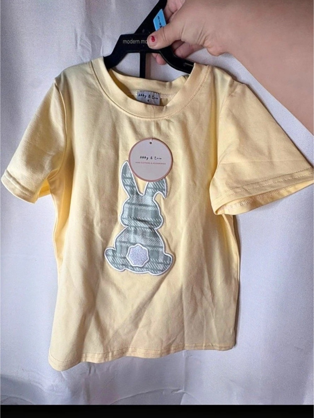 Abby & Evie boy Size 4 NWT Matching Set Yellow